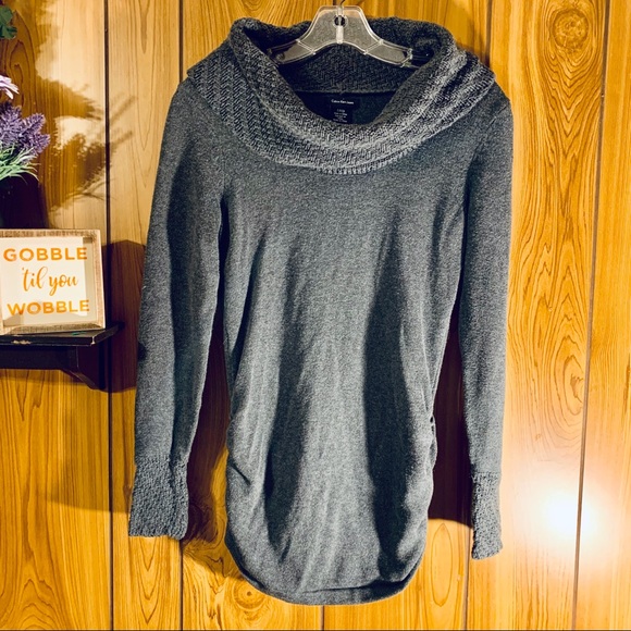 Calvin Klein Sweaters - Calvin Klein Jeans Cowl Neck Sweater Grey